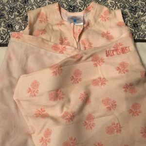 Halo swaddle sleep sack NB pink rose
